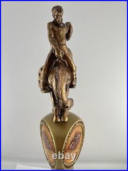 Beer Tap Handle Great Northern Black Star Beer Tap Handle Figural Rodeo Beer Tap