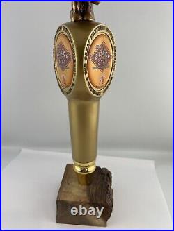 Beer Tap Handle Great Northern Black Star Beer Tap Handle Figural Rodeo Beer Tap