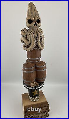 Beer Tap Handle Harbor Barrel Beer Tap Handle Figural Sea Monster Tap Handle A