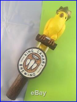 Beer Tap Handle King Canary Brewing Beer Tap Handle Rare Figural Bird Tap Handle