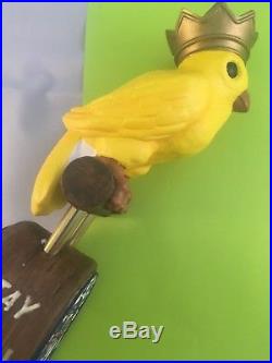 Beer Tap Handle King Canary Brewing Beer Tap Handle Rare Figural Bird Tap Handle