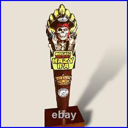 Beer Tap Handle LOST COAST MOSAIC SINGLE HOP PIRATE WITH PISTOLS. 11 and New