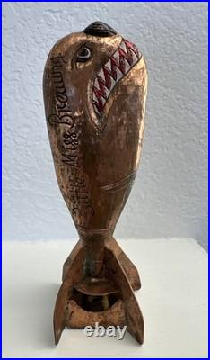 Beer Tap Handle Little Miss Brewing Beer Tap Handle Rare Figural Bomb Copper