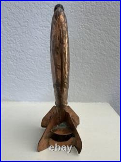 Beer Tap Handle Little Miss Brewing Beer Tap Handle Rare Figural Bomb Copper