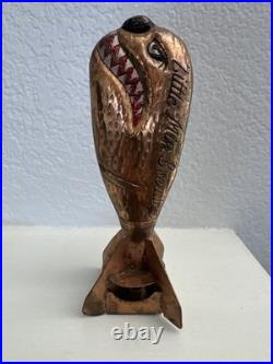 Beer Tap Handle Little Miss Brewing Beer Tap Handle Rare Figural Bomb Copper