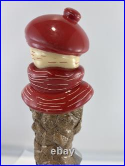 Beer Tap Handle Lost Highway Brewing Beer Tap Handle Rare Figural Skull Beer Tap