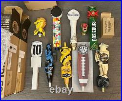 Beer Tap Handle Lot Labyrinth, Blue Point, Dos Equis, Hog Molly, All Brand New