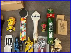 Beer Tap Handle Lot Labyrinth, Blue Point, Dos Equis, Hog Molly, All Brand New