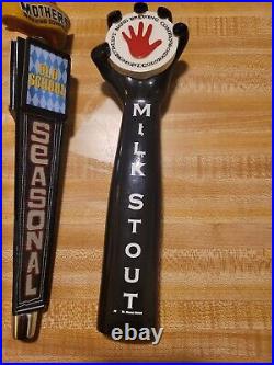 Beer Tap Handle Lot Miller & Others 6 Total
