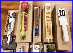 Beer Tap Handle Lot Of 10 Brand New In Boxes Coors Sam Adams Molson Deschutes