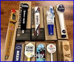 Beer Tap Handle Lot Of 10 Molson Sam Adams Long Trail Brand New In Boxes