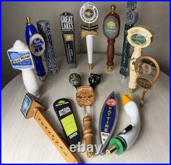 Beer Tap Handle Lot Of 16 Bar Brewery Pub Man Cave Local Craft Domestic IPA Taps