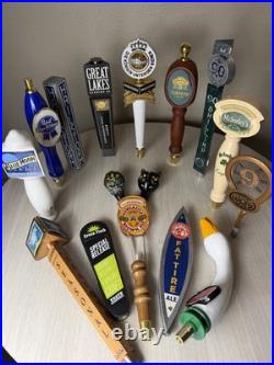 Beer Tap Handle Lot Of 16 Bar Brewery Pub Man Cave Local Craft Domestic IPA Taps