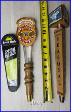 Beer Tap Handle Lot Of 16 Bar Brewery Pub Man Cave Local Craft Domestic IPA Taps