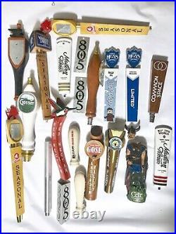 Beer Tap Handle Lot Of 18 Used As Is 805 Left Hand Pizza Port Modern Times