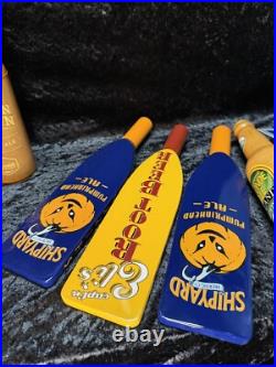 Beer Tap Handle Lot Of 9 Motorworks IPA, Michelob Ultra, Blonde Ale, FatTire Ale