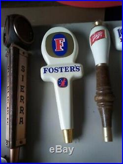Beer Tap Handle Lot of 35 mixed Domestic, Craft and Vintage
