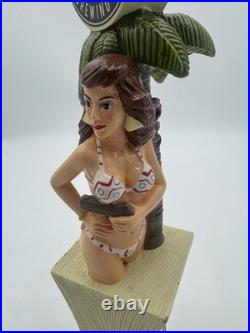 Beer Tap Handle Miami Brewing Vice IPA Bikini Girl With Gun And $100 Bills