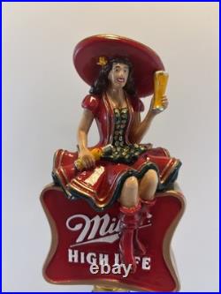 Beer Tap Handle Miller Girl On The Moon Beer Tap Handle Figural Miller High Life