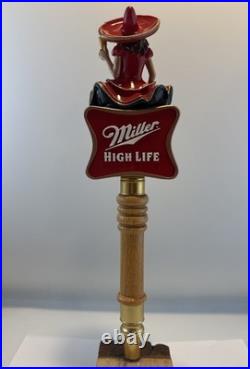 Beer Tap Handle Miller Girl On The Moon Beer Tap Handle Figural Miller High Life