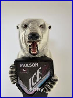 Beer Tap Handle Molson Polar Bear Beer Tap Handle Figural Beer Tap Handle