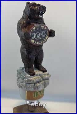 Beer Tap Handle Morgan Street Brewery Beer Tap Handle Figural Bear Tap Handle
