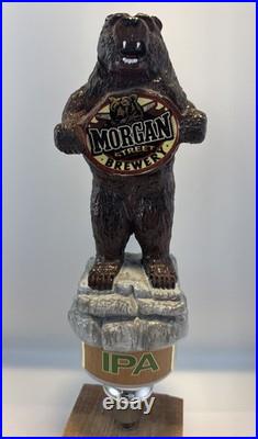 Beer Tap Handle Morgan Street Brewery Beer Tap Handle Figural Bear Tap Handle