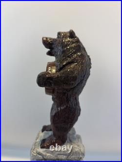 Beer Tap Handle Morgan Street Brewery Beer Tap Handle Figural Bear Tap Handle