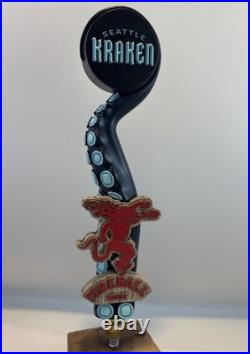 Beer Tap Handle NHL Seattle Kraken Fireball Tap Handle Rare Figural Beer Tap