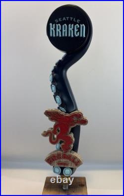 Beer Tap Handle NHL Seattle Kraken Fireball Tap Handle Rare Figural Beer Tap