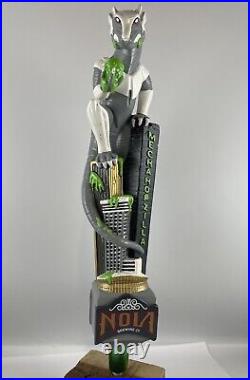 Beer Tap Handle Nola Mechahopzilla Beer Tap Handle Figural Godzilla Tap Handle