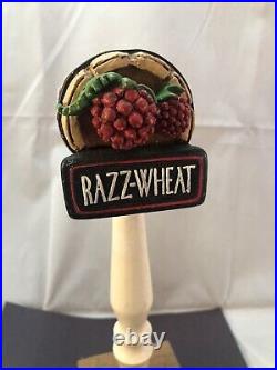 Beer Tap Handle Oaken Barrel Razz Wheat Beer Tap Handle Figural Beer Tap Handle