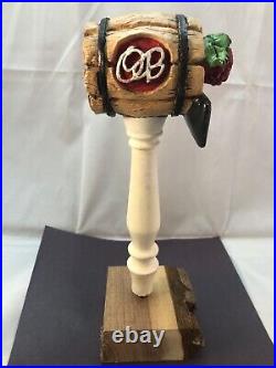 Beer Tap Handle Oaken Barrel Razz Wheat Beer Tap Handle Figural Beer Tap Handle