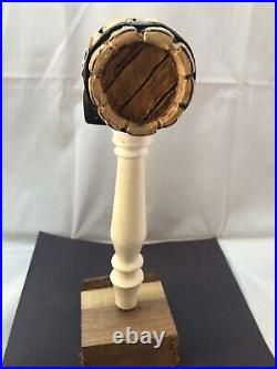 Beer Tap Handle Oaken Barrel Razz Wheat Beer Tap Handle Figural Beer Tap Handle