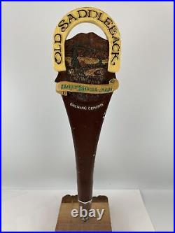 Beer Tap Handle Old Saddleback Half Stock Ale Beer Tap Handle Figural Tap Handle