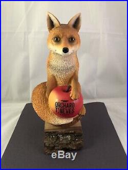 Beer Tap Handle Orchard Thieves Cider Tap Handle Rare Figural Fox Beer Tap