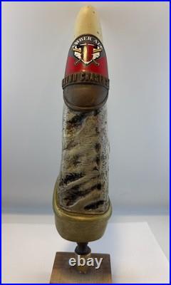 Beer Tap Handle Original Rhino Chasers Beer Tap Handle Figural Simulated Horn