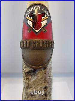 Beer Tap Handle Original Rhino Chasers Beer Tap Handle Figural Simulated Horn