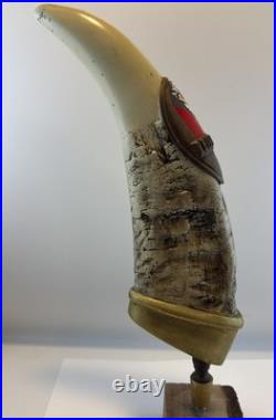 Beer Tap Handle Original Rhino Chasers Beer Tap Handle Figural Simulated Horn