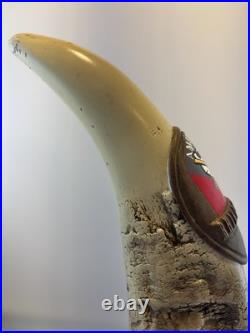 Beer Tap Handle Original Rhino Chasers Beer Tap Handle Figural Simulated Horn Beer Tap Handle Original Rhino Chasers Beer Tap Handle Figural Simulated Horn