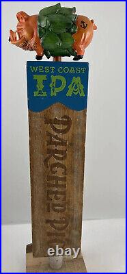 Beer Tap Handle Parched Pig IPA Draft Beer Tap Handle Figural Beer Tap Handle