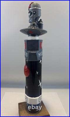 Beer Tap Handle Platform Red Martian Beer Tap Handle Figural Alien Tap Handle