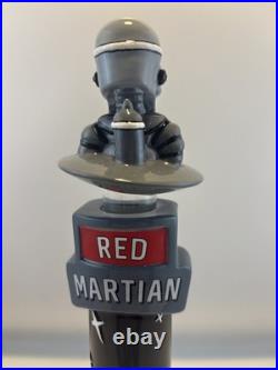 Beer Tap Handle Platform Red Martian Beer Tap Handle Figural Alien Tap Handle