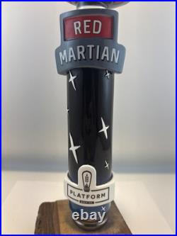 Beer Tap Handle Platform Red Martian Beer Tap Handle Figural Alien Tap Handle