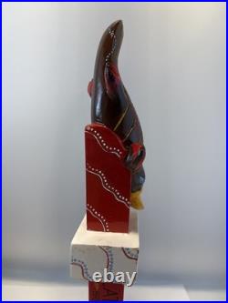 Beer Tap Handle Platypus Brewing Beer Tap Handle Figural Freckled Dingo Beer Tap