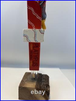 Beer Tap Handle Platypus Brewing Beer Tap Handle Figural Freckled Dingo Beer Tap