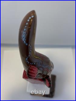 Beer Tap Handle Platypus Brewing Beer Tap Handle Figural Freckled Dingo Beer Tap