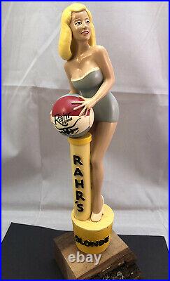 Beer Tap Handle Rahr And Sons Blonde Beer Tap Handle Ultra Rare Girl Tap Handle