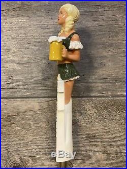 Beer Tap Handle Rare Original Joe's Haus Frau Pil Girl Figural Mint Blonde