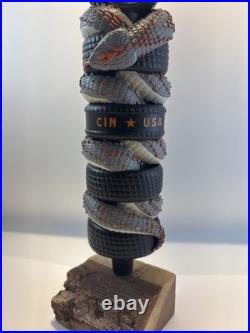 Beer Tap Handle Rebel Mettle Brewery Beer Tap Handle Figural Snake Beer Tap